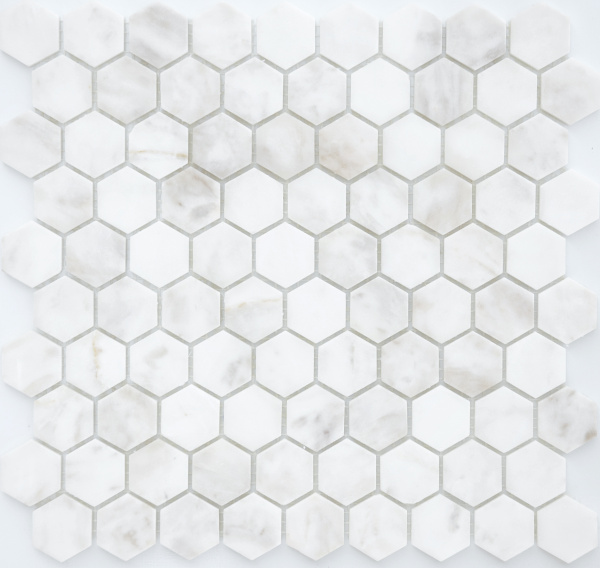 Dolomiti bianco MAT hex 18x30x6 (ПУ)
