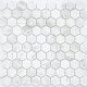 Dolomiti bianco MAT hex 18x30x6 (ПУ)