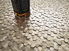 Aluminium 3D Hexagon Gold 8x14x6
