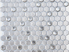 Argento grani hexagon 13x23x6
