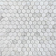 Dolomiti bianco POL hex 23x40x7 (14 шт в коробке)