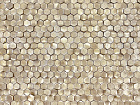 Aluminium 3D Hexagon Gold 8x14x6
