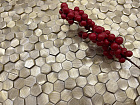Aluminium 3D Hexagon Gold 8x14x6